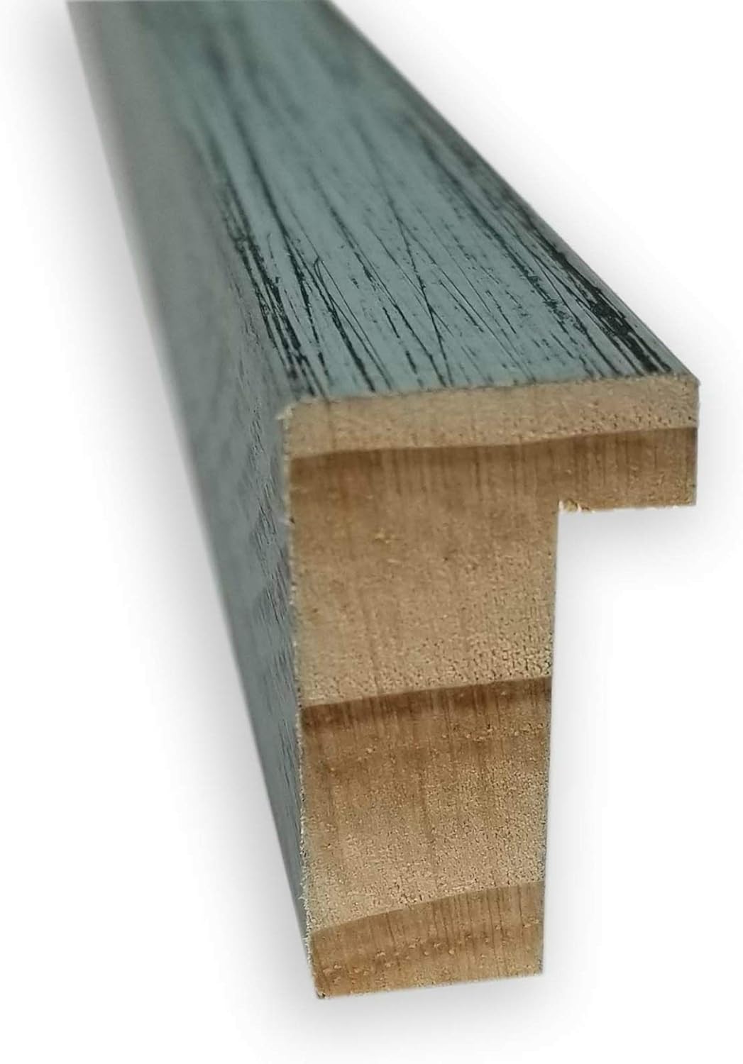 Amanti Art Natural Cork Board for Wall, 21x29 Vision Board with Blue Wood Frame, Medium Corkboard Office Decor for Home Organization, Rustic Farmhouse Corkboard Pinboard to display items for home