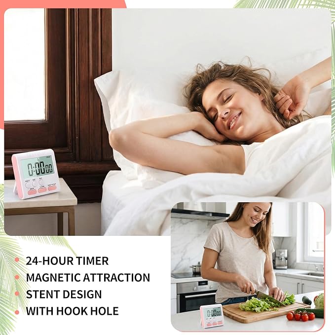 Mudder 3 Pack Digital Kitchen Timer - Image 6