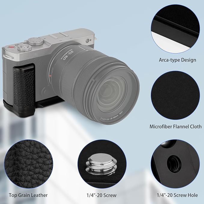 Haoge HG-S9-B Handle HandGrip for Panasonic LUMIX S9 Camera Body S9K L-Shape - Image 5