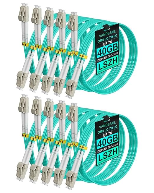 Fiber Patch Cable 2M 10Pack by VANDESAIL