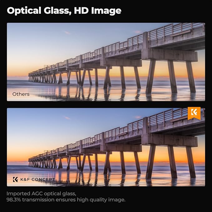 K&F CONCEPT 40.5mm MCUV Lens Protection Filter 18 Multi-Coated Camera Lens UV - Image 4