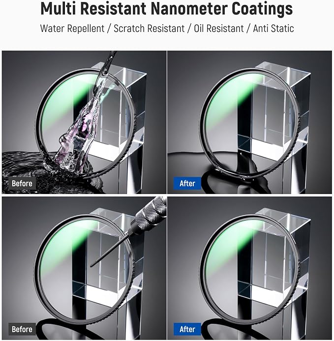 NEEWER 43mm MC UV Protection Filter 24 Layer Multi Resistant Nano Coatings/HD - Image 6