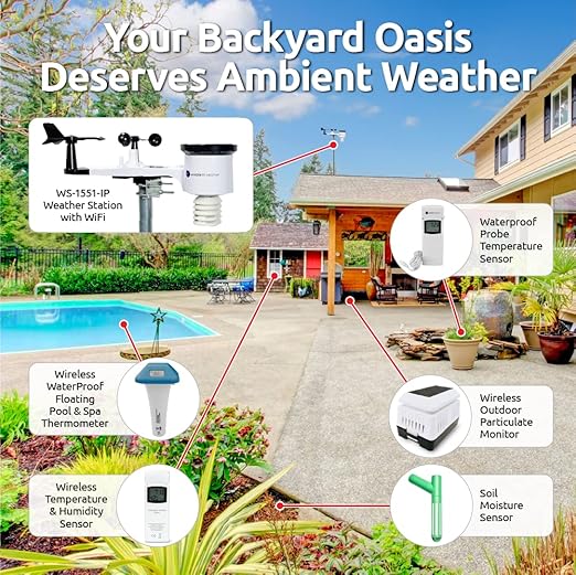 Ambient Weather WS-1553-IP Smart Wireless Weather Station - Image 5