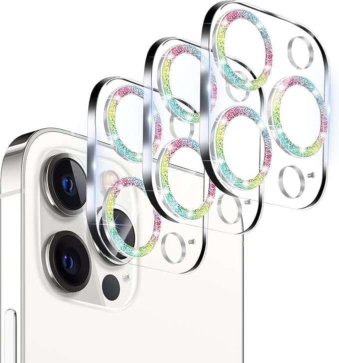 Dengduoduo 3 Pack Tempered Glass Camera Lens Protector by Dengduoduo