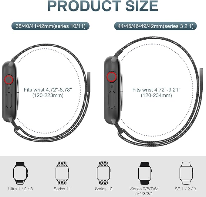Original Stainless Steel Mesh Loop Compatible - Image 2
