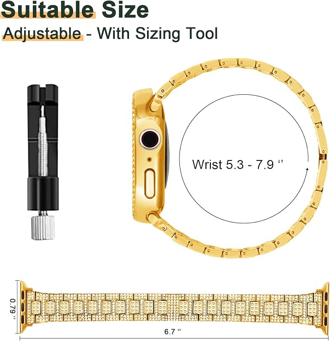 Mosonio Compatible with Apple Watch Band 38mm 40mm 41mm 42mm 44mm 45mm 46mm - Image 5