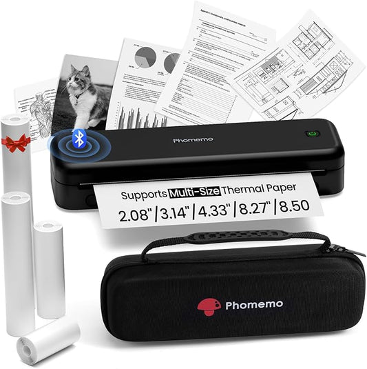 Phomemo Upgraded 300DPI Portable Printers Wireless by Phomemo