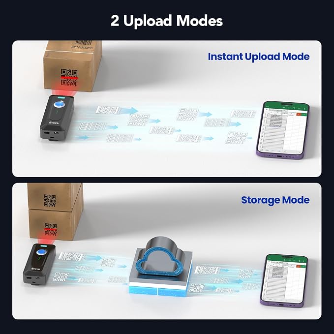 Eyoyo 2D Bluetooth Barcode Scanner: Portable QR Scanner - Image 8