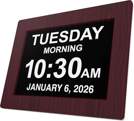 American Lifetime 【New 2023】 Dementia Clock Large Digital Clock by AmericanLifetime