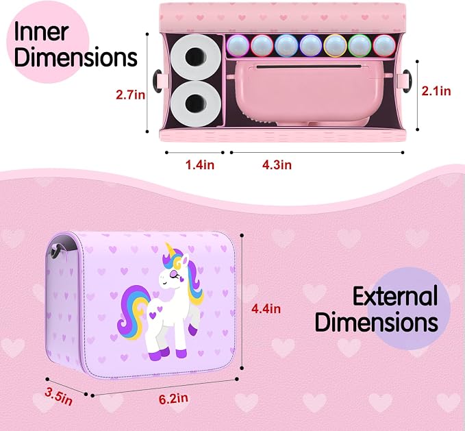 Kids Instant Print Camera Case Bag Compatible - Image 5