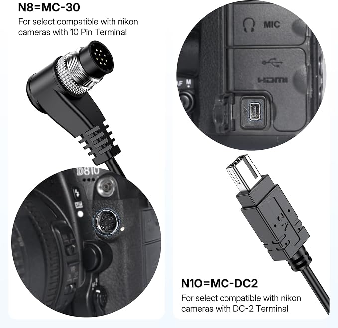 for Nikon Camera Rechargeable Remote Shutter Release - Image 7