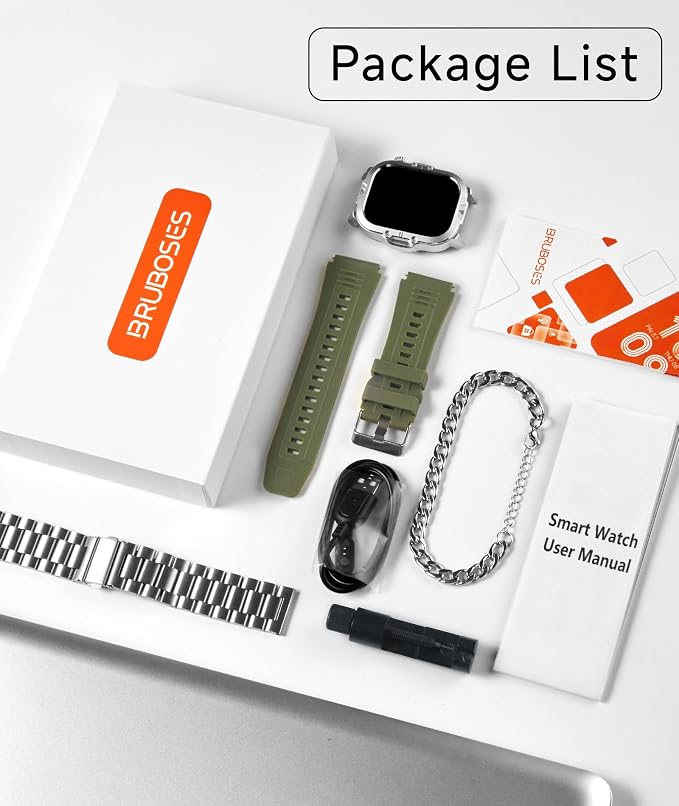 Smart Watch for Men Military Answer/Make Call 2.01″ Display 170+ Sports Modes - Image 8