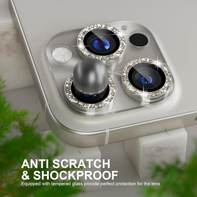 Choiche Compatible for iPhone 16 Pro/iPhone 16 Pro Max Camera Lens Protector - Image 3