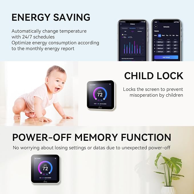 vine Programmable Thermostat for House - Image 6