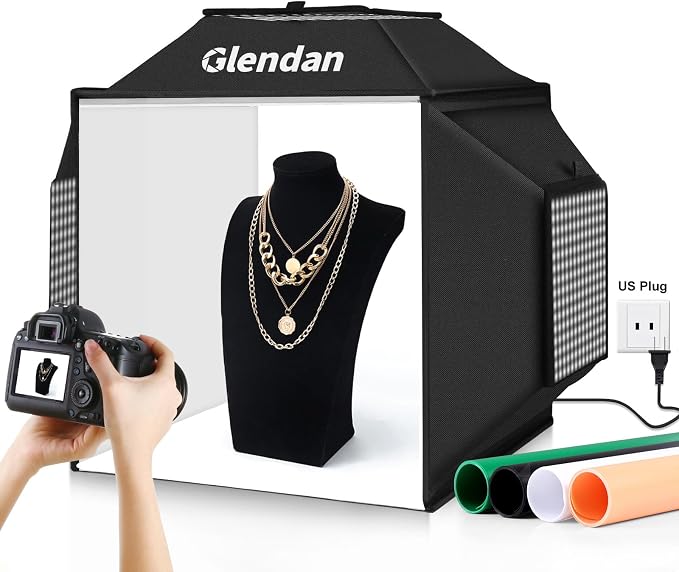 Glendan Upgrade Professional Portable Photo Studio Light Box by Glendan