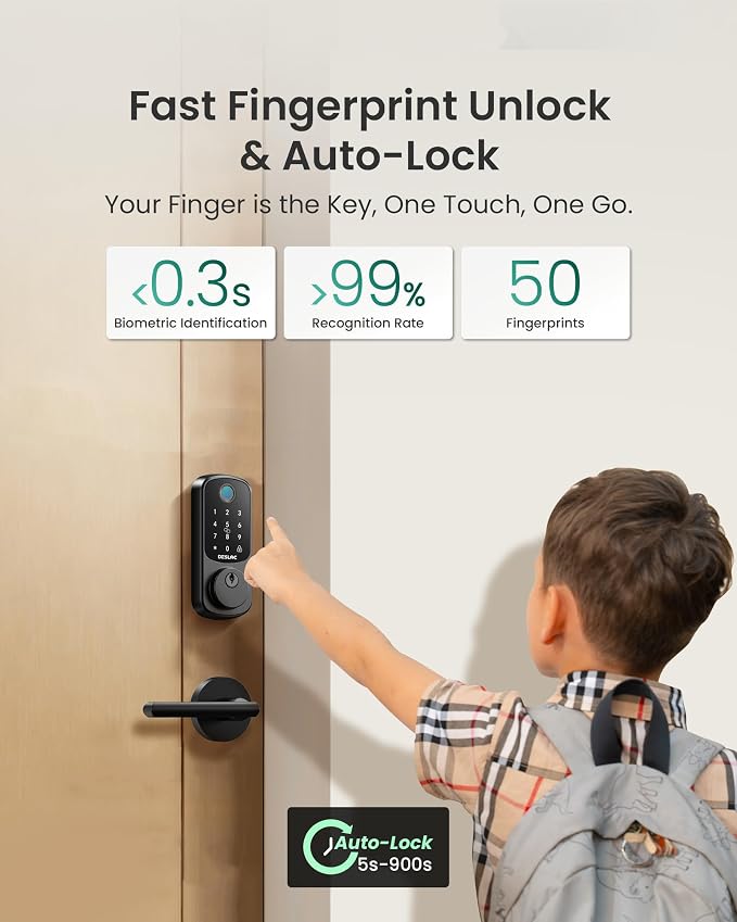DESLOC B200 Fingerprint Smart Lock - Image 4