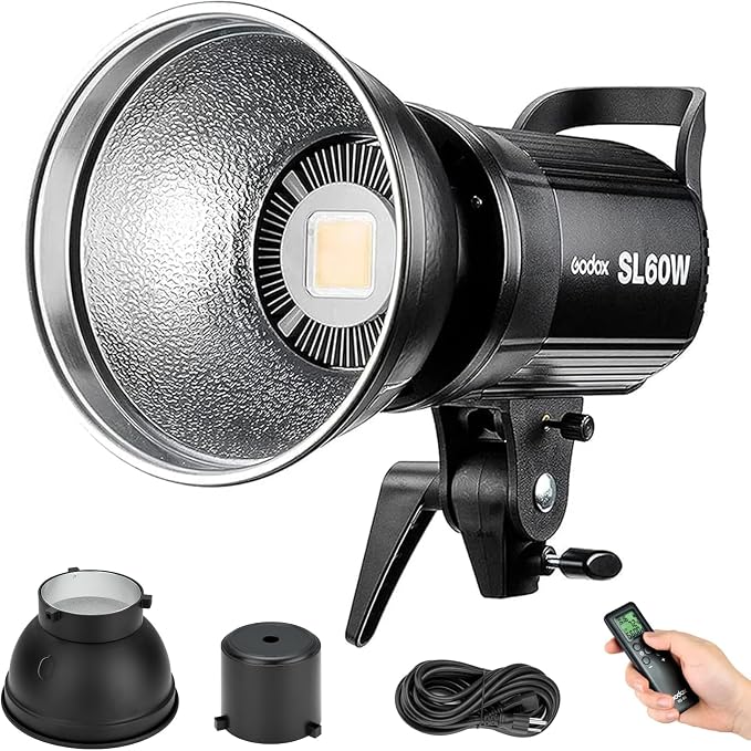Godox SL60W LED Video Light, 60W 5600K Daylight LED Continuous Light SL-60W by GODOX
