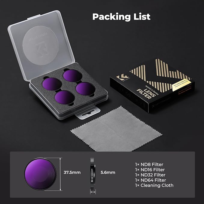 K&F CONCEPT ND Filter Kit Compatible - Image 6