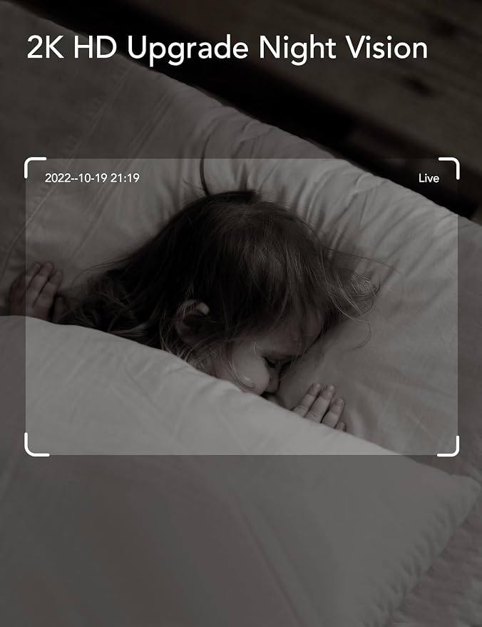 nooie 2K Baby Monitor with SD Card, Baby Monitor with Camera and Audio - Image 3