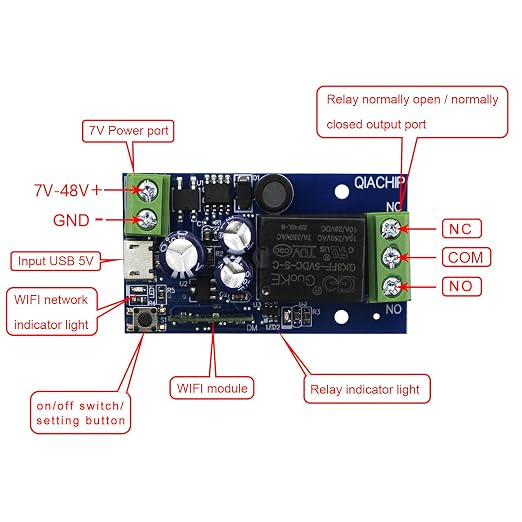 Ewelink WiFi Wireless Smart Relay Module USB 5v 1 Channel Inching Selflock - Image 3
