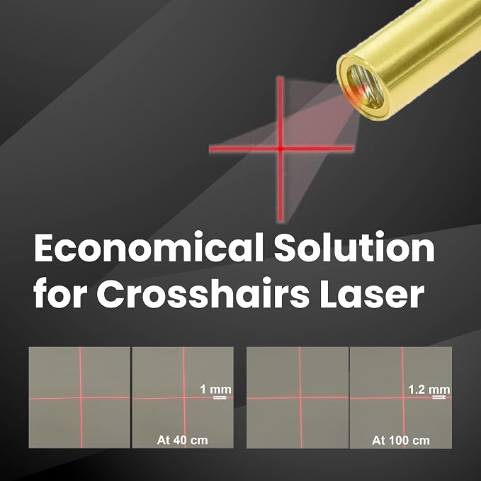 Economical Red Crosshair Laser Module, Class 1 eye-safe, VLM-650-29 LPT - - Image 3
