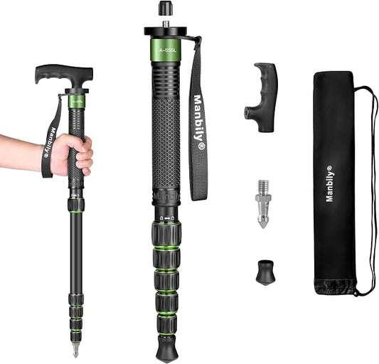 Manbily Camera Monopod Aluminum Portable Compact Lightweight Travel Monopod by Manbily
