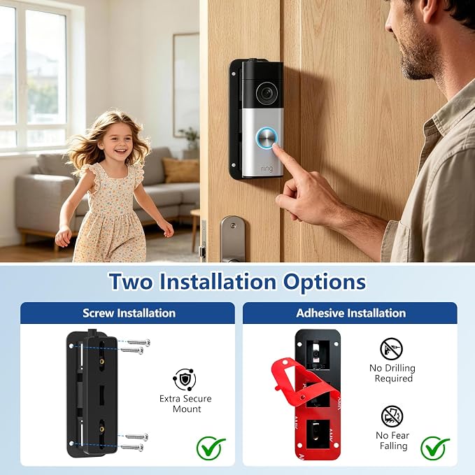 35-145° Adjustable Angle Doorbell Mount - Image 4