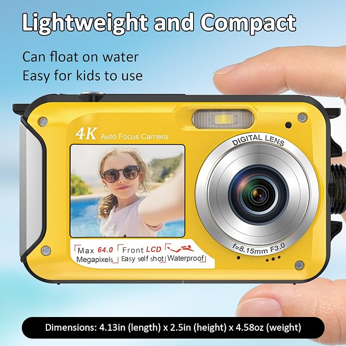 4K Digital Camera 16FT Underwater Camera - Image 5