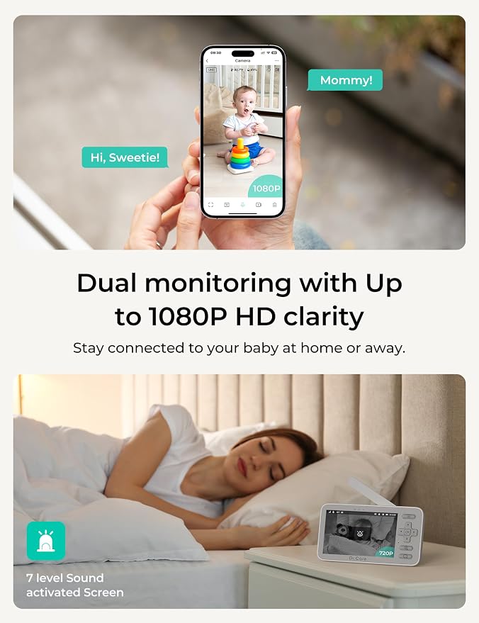 Dr.Care VistaView Lite Smart WiFi Baby Monitor - Image 2