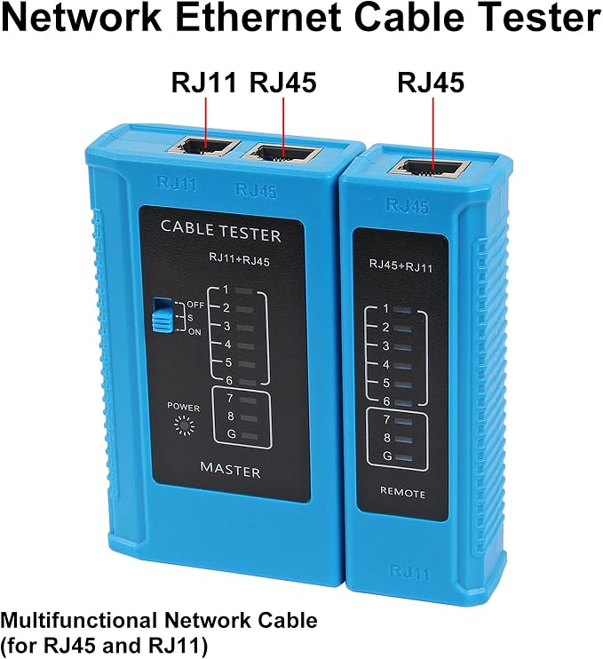 LAN Cable Tester RJ45 RJ11 RJ12 Network Ethernet Tester - Image 2