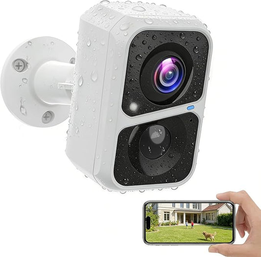 Vicohome 2K Wireless Battery-Powered WiFi Security Camera, Outdoor/Indoor by Redefineyourlifewithlens