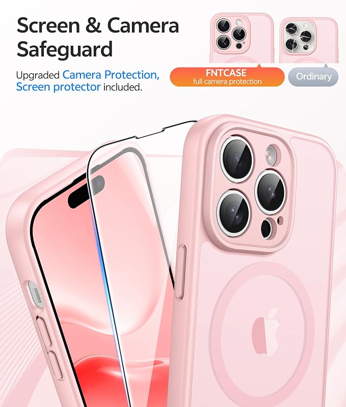 FNTCASE for iPhone 14 Pro Case: Translucent Matte Cases - Image 4