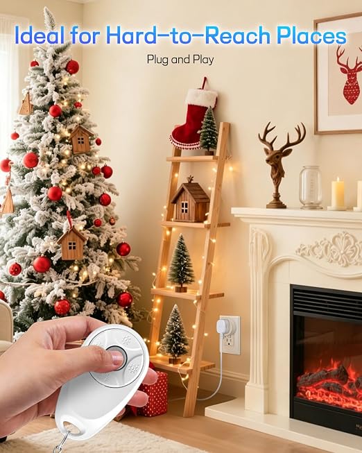 Remote Control Outlet, Wireless Light Switch, 500ft Range, No Wiring Needed - Image 3