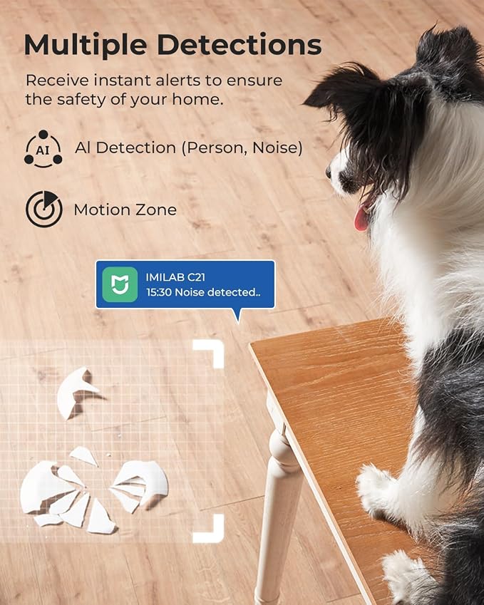 IMILAB 2.5K Indoor Camera, Room Camera - Image 5