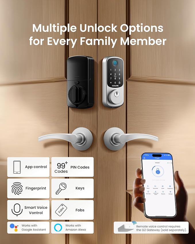 DESLOC B200 Fingerprint Smart Lock - Image 4