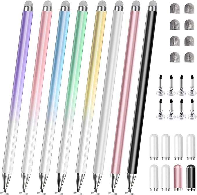 Stylus Pen for Touchscreen, 2 in 1 Stylists Pens Compatible by AmberVec