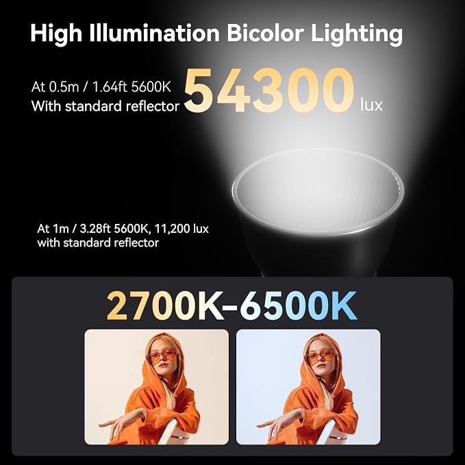 SmallRig RC 60B COB Video Light, 49Wh Battery 45min Runtime, 63W 11200lux CRI - Image 5