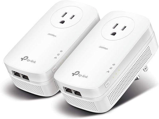 TP-Link AV2000 Powerline Ethernet Adapter TL-PA9020P KIT by TP-Link