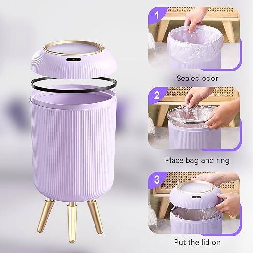 Motion Sensor Bathroom Trash Can - Image 7