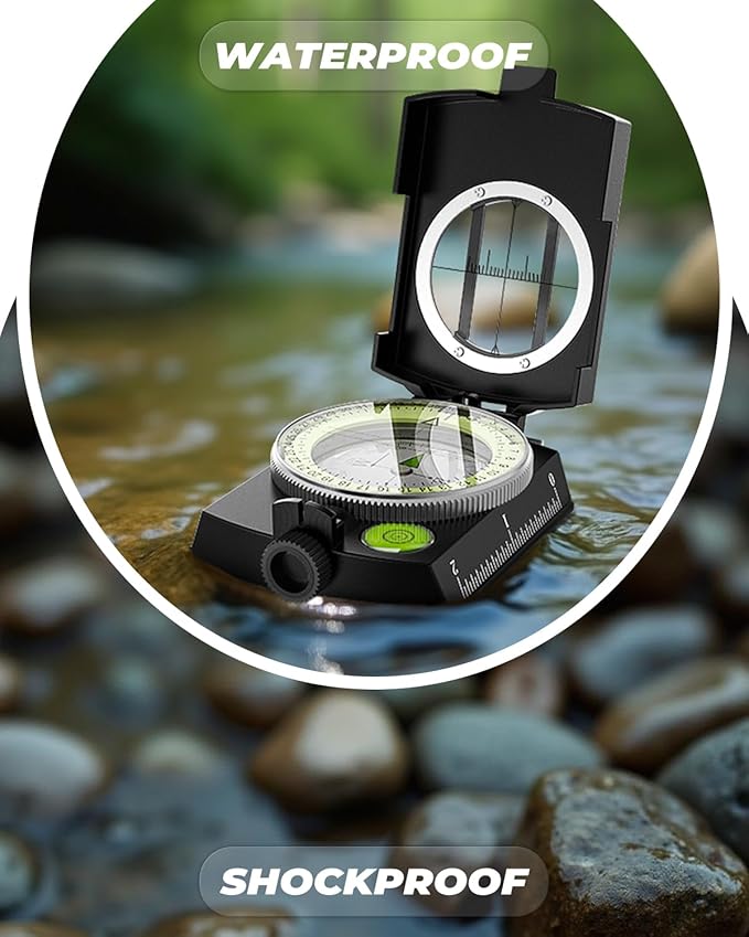 Sportneer Compass: Accurate Durable Lightweight Orienteering Compass - Image 5