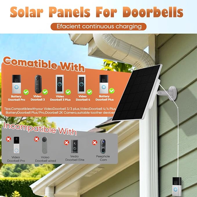 Solar Panel Battery Compatible - Image 2