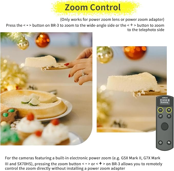 Remote Control for Canon Camera, Rechargeable Wireless Shutter Release - Image 5