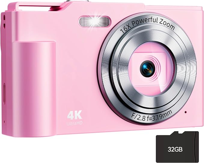 Digital Camera, FHD 4K Digital Point and Shoot Camera by Unknown