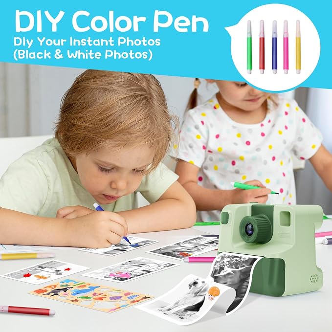 Kids Camera Instant Print, Christmas Birthday Gifts - Image 5