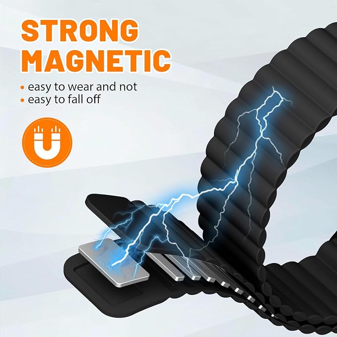 Magnetic Sport Bands for Apple Watch Band 40mm 38mm 41mm 42mm 44mm 45mm 46mm - Image 2