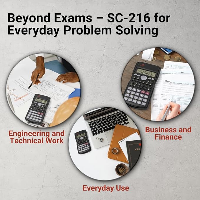 SC-216 Scientific Non-Graphing Calculator - Image 7