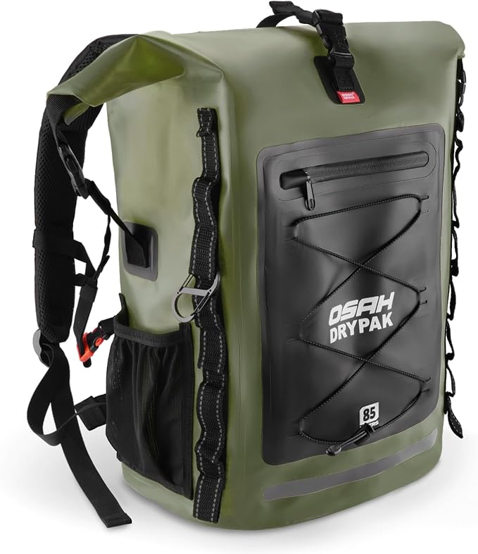OSAH DRYPAK Waterproof Backpack Dry Bag 35L/55L/85L – Heavy Duty Roll-Top by OSAHDRYPAK