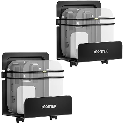 monTEK Adjustable Cable Box Mount up to 11 LBS, Modern Mount, Small Devices by monTEK