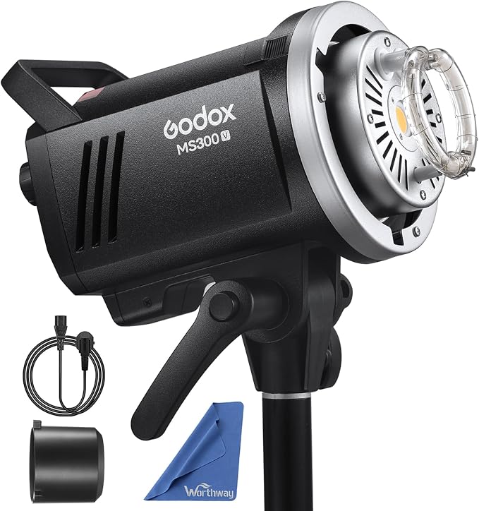 Godox MS300V MS300-V Compact Studio Strobe Flash Light - 300W by GODOX