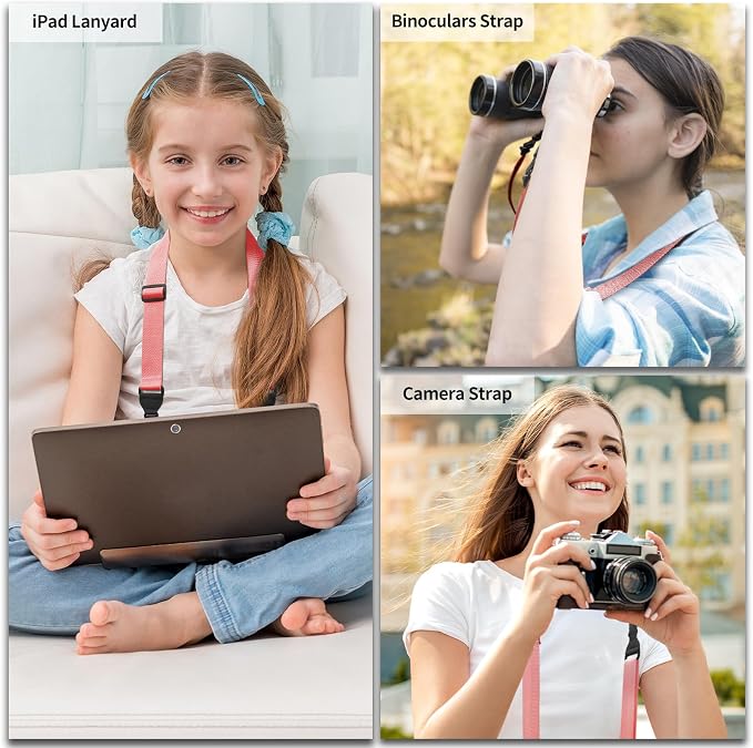 FIEIL 5 Pack Nylon iPad Strap, Adjustable Camera Neck Strap, Comfortable - Image 3